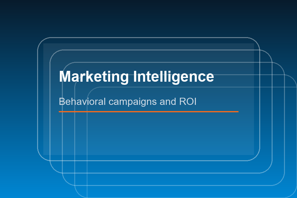 Marketing analytics project highlight