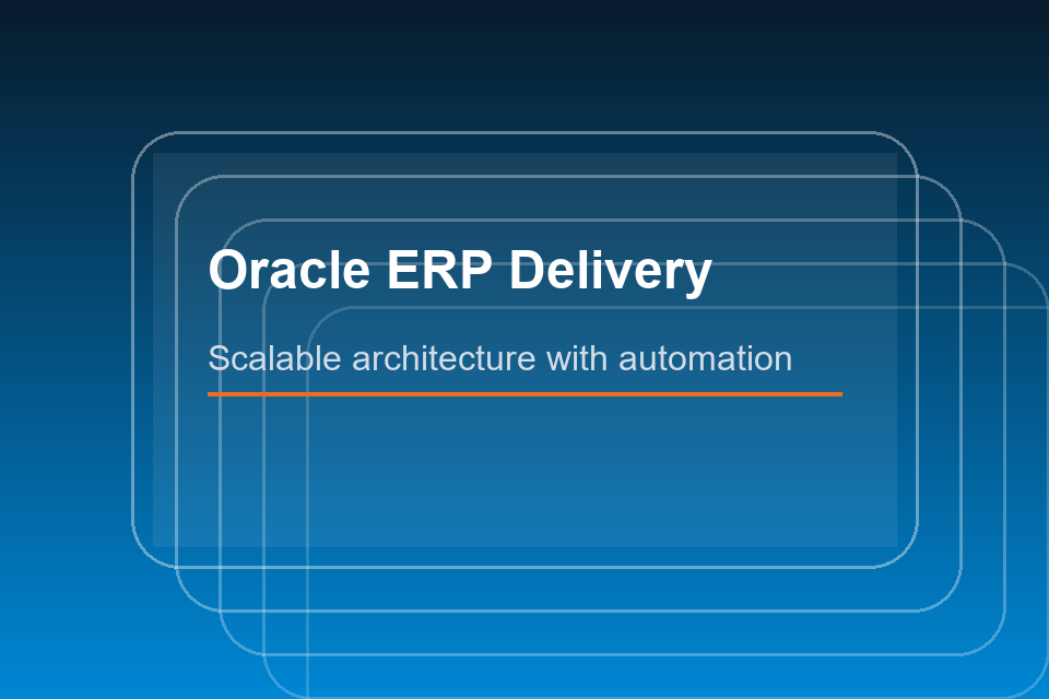 Oracle ERP project highlight