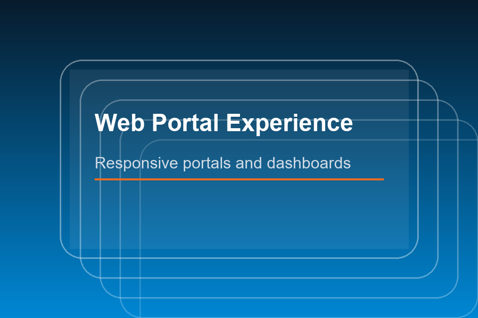 Web portal project highlight